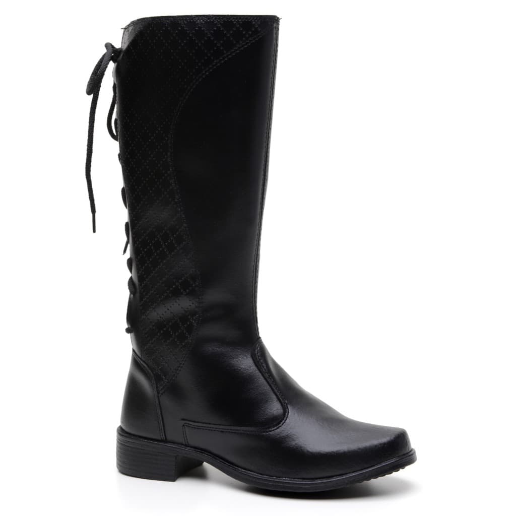 Bota Montaria Feminina Cano Alto Premium com Ajuste Traseiro e Solado Antiderrapante