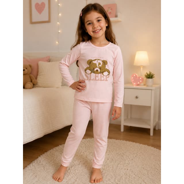 PIJAMA INFANTIL MENINA LONGO INVERNO