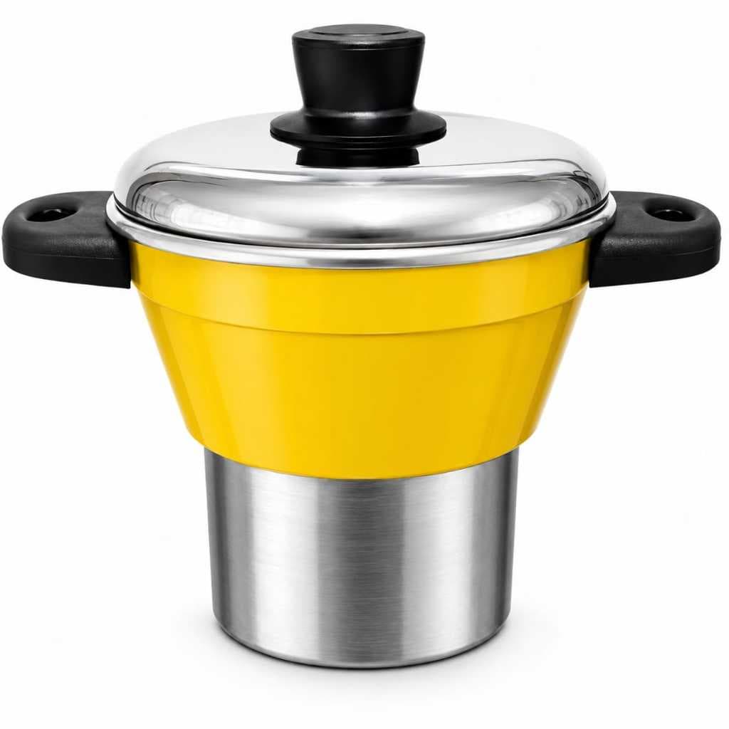 Cuscuzeiro Nordestino Alumínio Reforçado Cozinha Cuscuz no Vapor - As Brasileirinhas Mais Vendidas