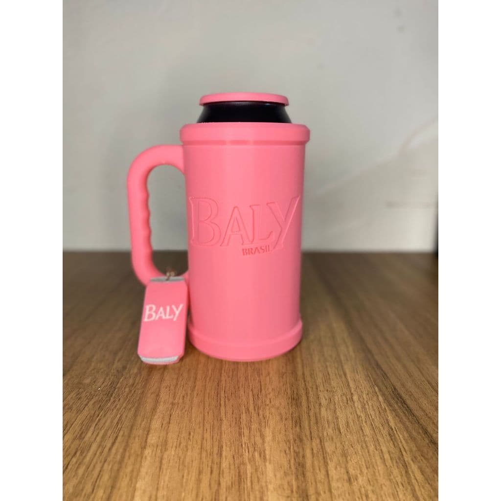 Suporte para energético B A L Y e abridor de latas PERSONALIZÁVEL | Caneca energético| abridor de latas