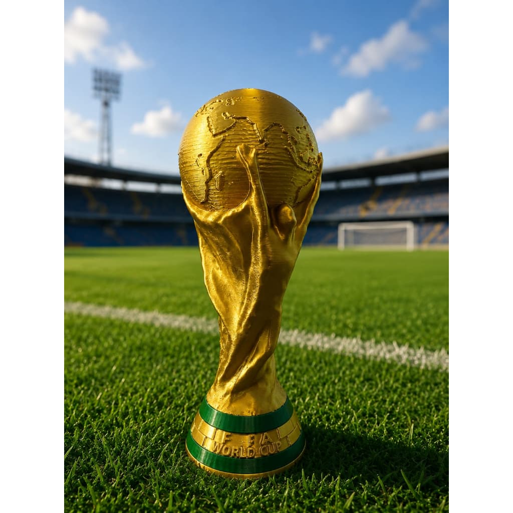Taça Copa do Mundo 10cm – Personalize com o seu nome
