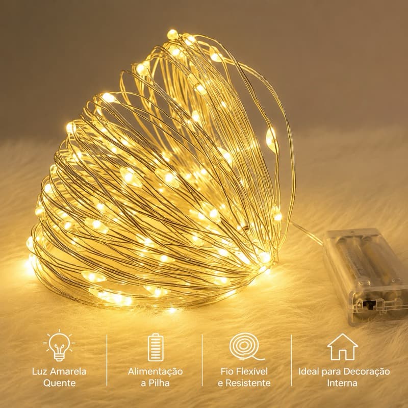FIO FADA  Cobre 40led