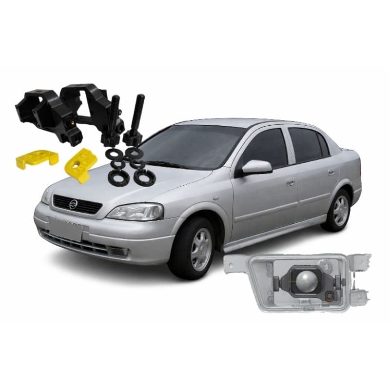 Suporte Adaptador de projetor Bi-led 1.5 para Farol de neblina marca ORGUS - ASTRA 1998 até 2002