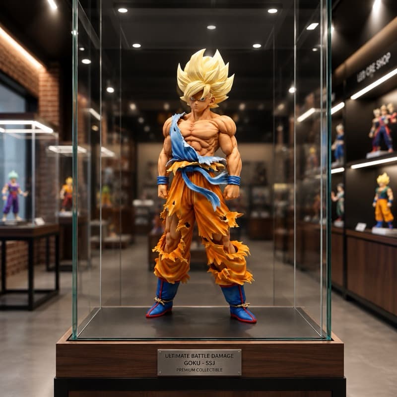 Action Figure Goku Super Sayajin 2 Com 29Cm Dragon Ball Z Saga Freeza Banpresto