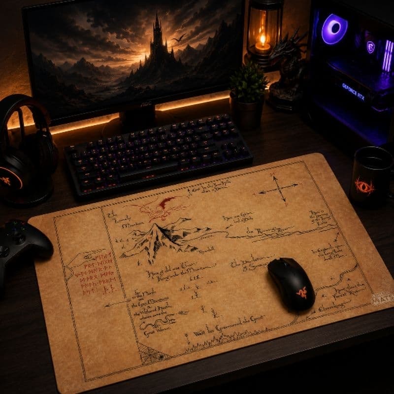 Mouse Pad / Playmat Gamer Pokémon / Magic The Gathering /Yu-Gi-Oh / One Piece / Lorcana Geek - ENVIO IMEDIATO