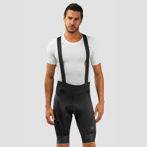 Bretelle de Ciclismo Masculino Free Force Training Preto Forro Invert Air Gel 10 HORAS Original