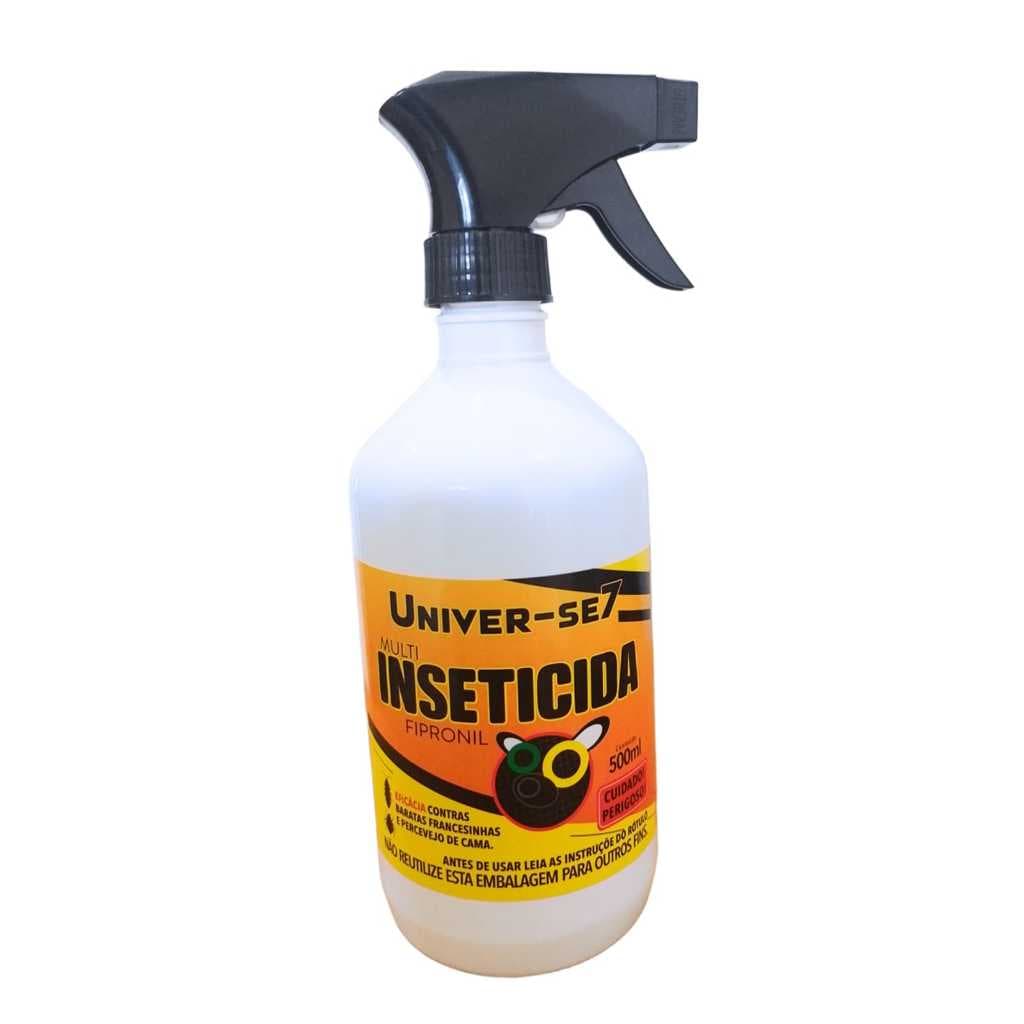 1 Univer-se7 Inseticida 500ml Mata Baratas Francesinhas Com Borrifador