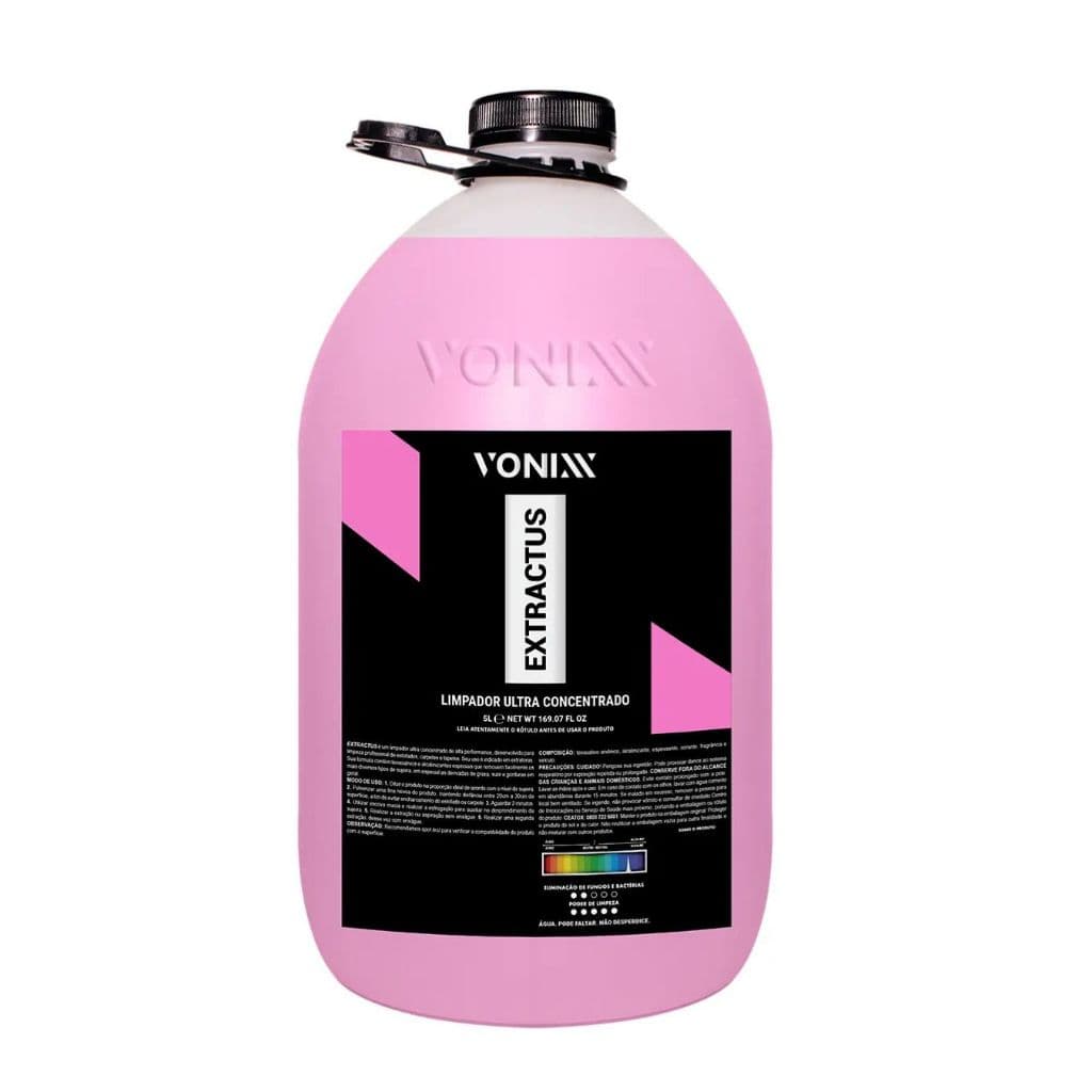 Extractus 5 Litros Vonixx - Limpador Ultra Concentrado