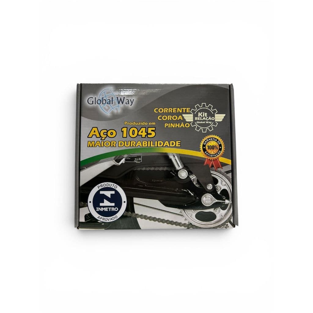 Kit Relação de transmissão Global Way Titan 150-160