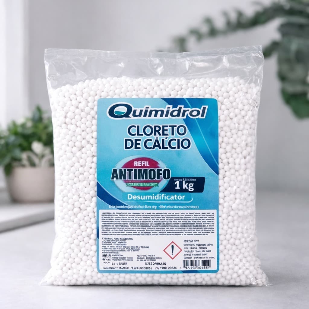 Anti Mofo 1kg Refil Guarda Roupa Bolinhas Desumidificador