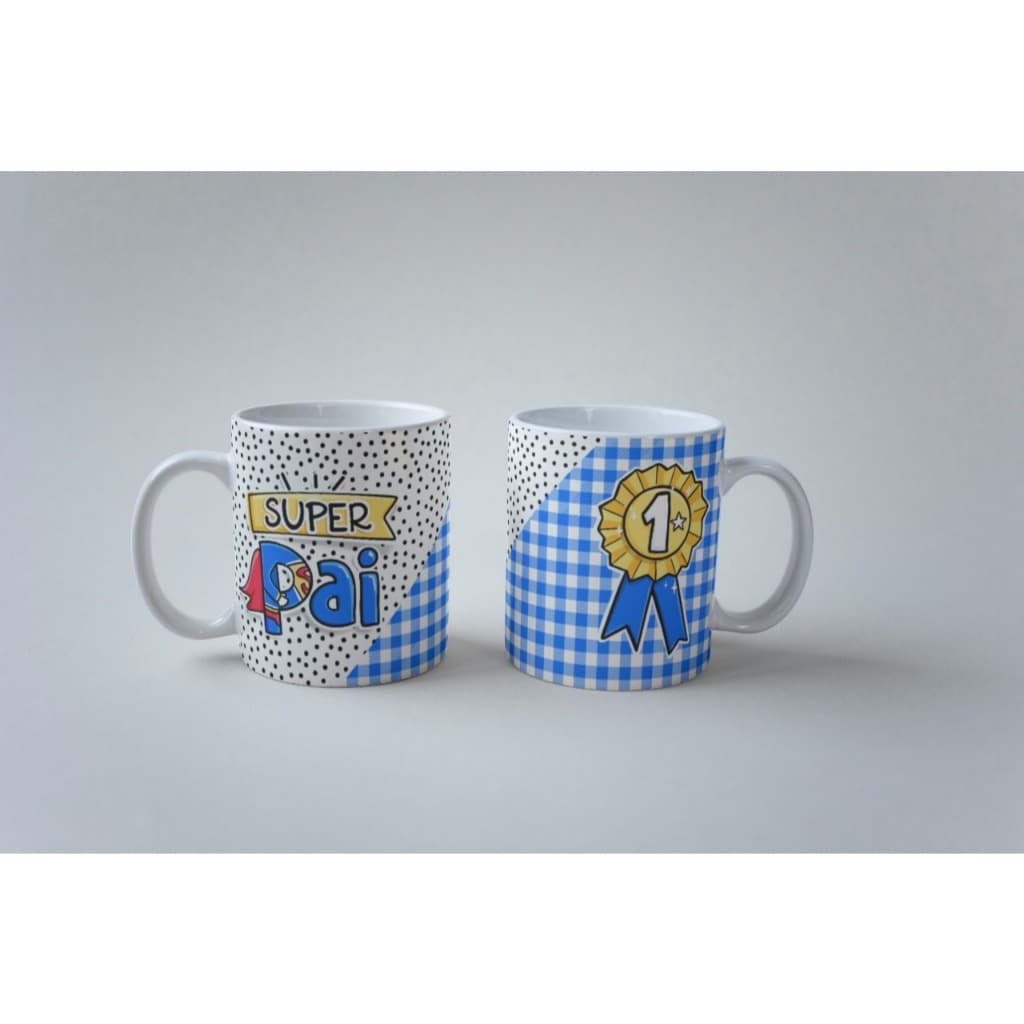 Caneca Dia dos Pais Super Pai Presente Caneca de café do Papai