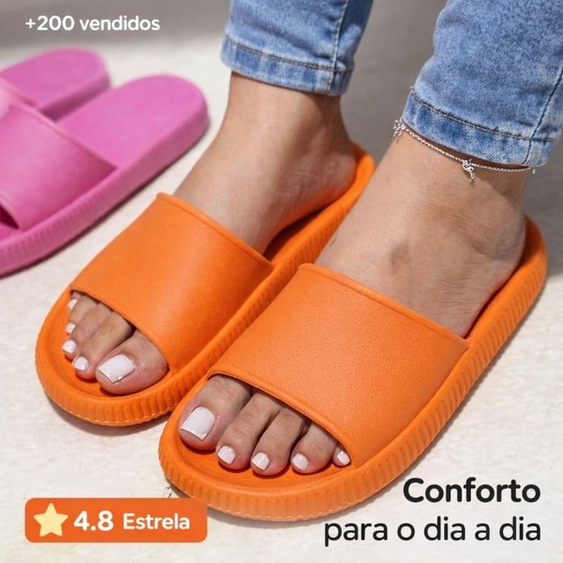 Chinelo Slide Nuvem Unissex Confortável Macio Leve Antiderrapante