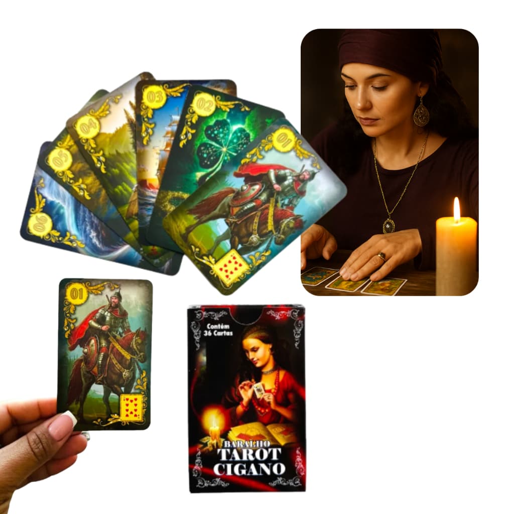 Baralho Tarô Tarot Cigano Lançamento