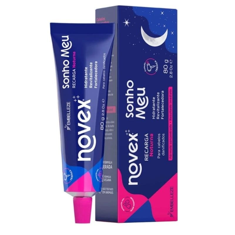 Recarga Queratina Novex Sonho Meu Noturna 80g