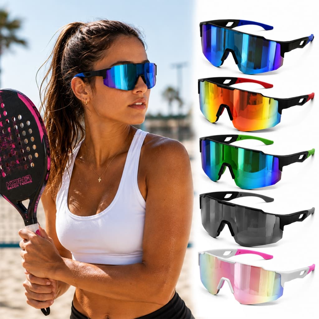Óculos Esportivo Ciclismo UV400 Beach Tennis Bike