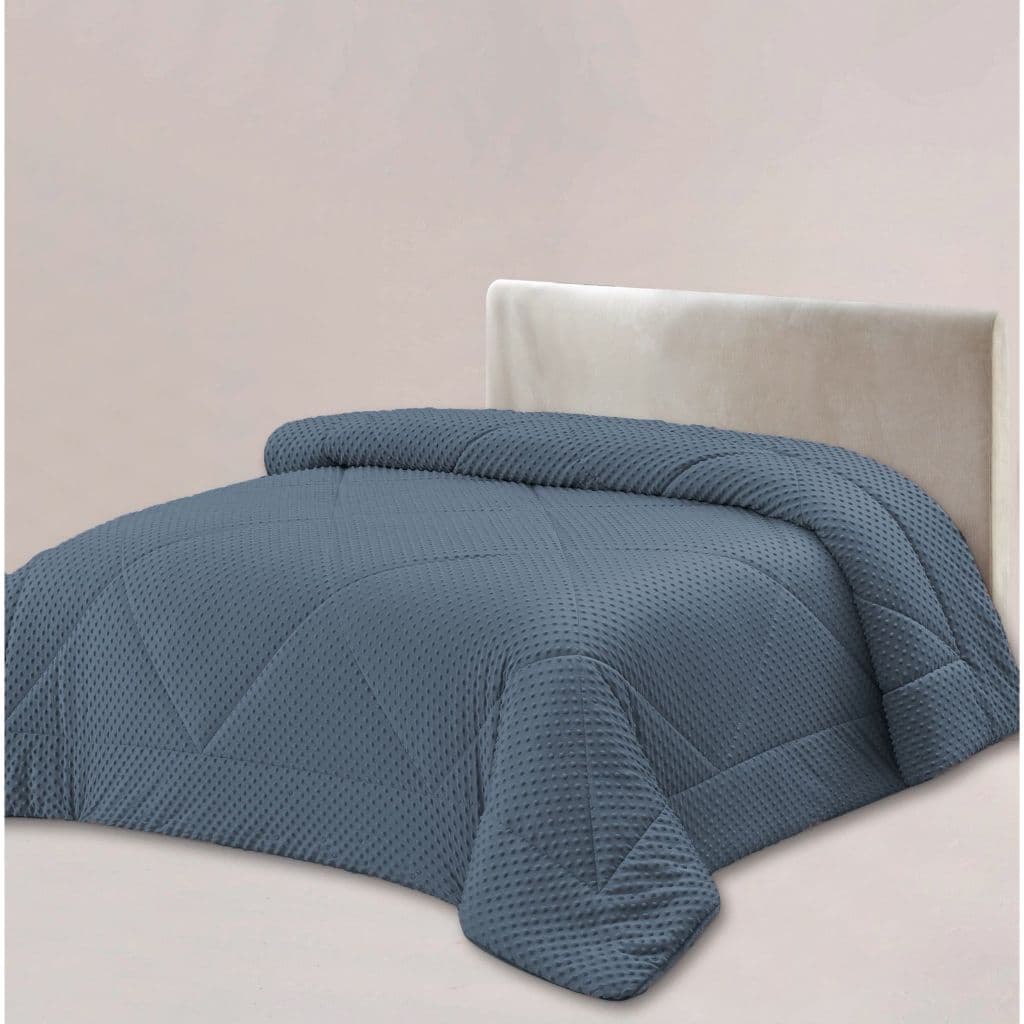 Coberdrom Aveludado Matelassado Costura Reforçada Dupla Face Casal  2,20M X 2,40M 100% Poliéster