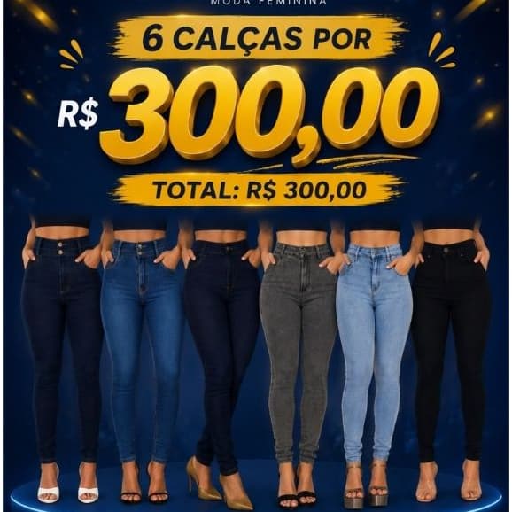 Calça de 49,99 poucas peças disponivel