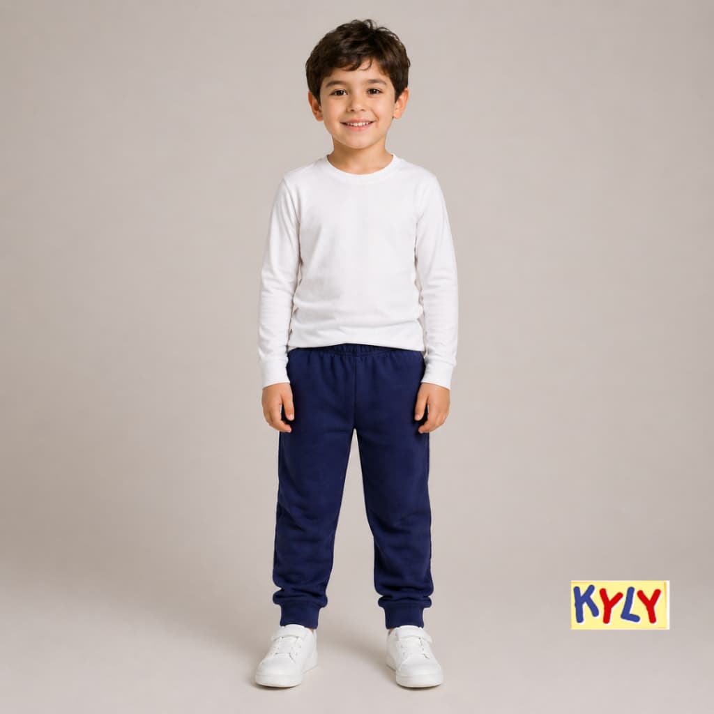 Calça de Moletom Flanelada com Punho Kyly original P M G 1 ao 16