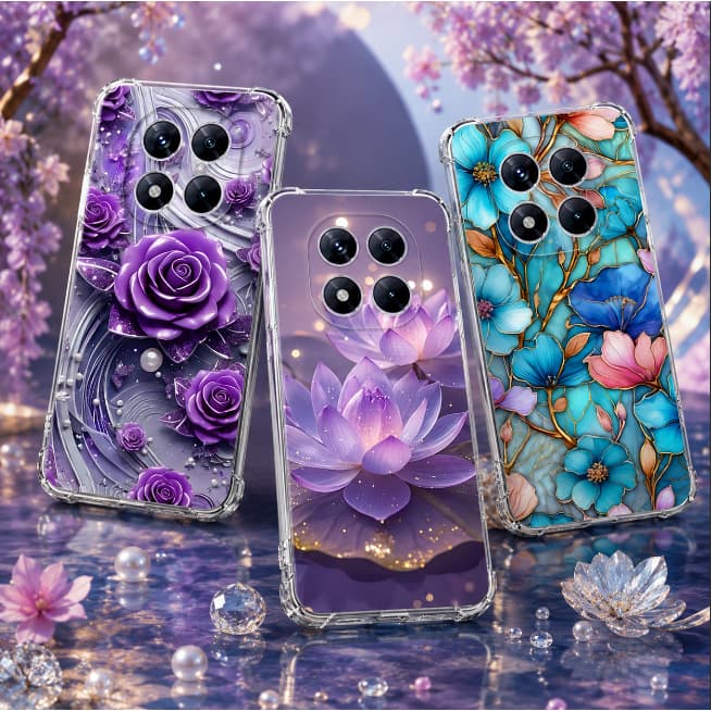 CAPA CAPINHA HEX COMPATIVEM COM REDMI NOTE 15 4G, 15 5G E 15 PRO PLUS DESENHO VARIADO FLORAL ANTI IMPACTO