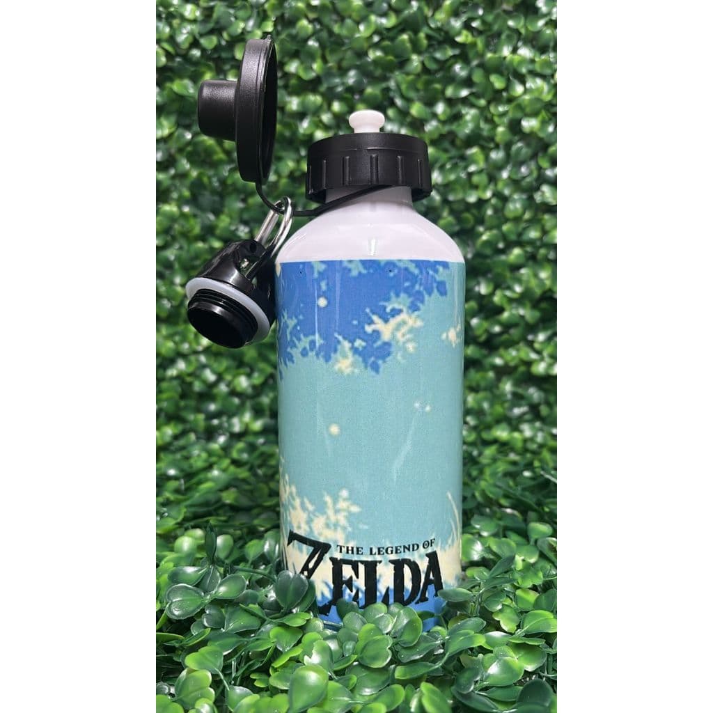 Garrafa Personalizada The Legend of Zelda com Nome 600ml Alumínio Squeeze Gamer Geek Presente