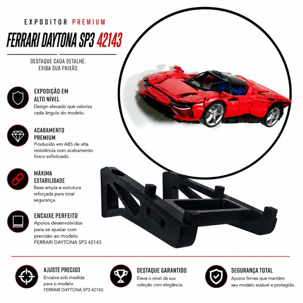 Suporte Expositor premium para Ferrari SP3 42143