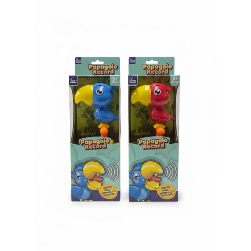 Papagaio Record – Brinquedo Gravador de Voz Infantil