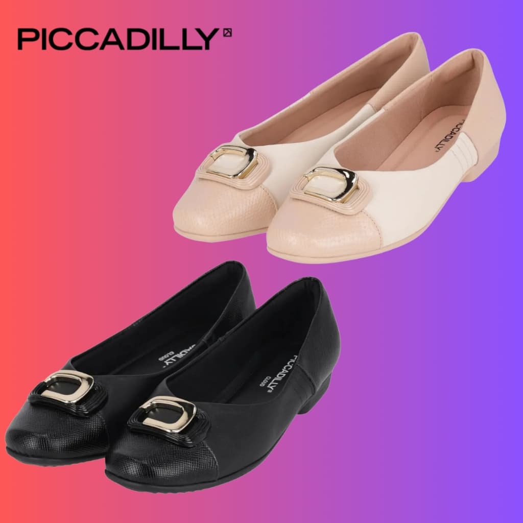 Sapatilha Piccadilly Original Salto Baixo Confortável Macia Leve