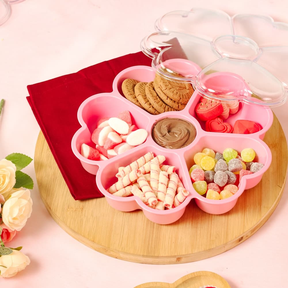 Petisqueira Fondue Box Flor de Corações Blue Star Original Dia dos Namorados Lançamento 2026