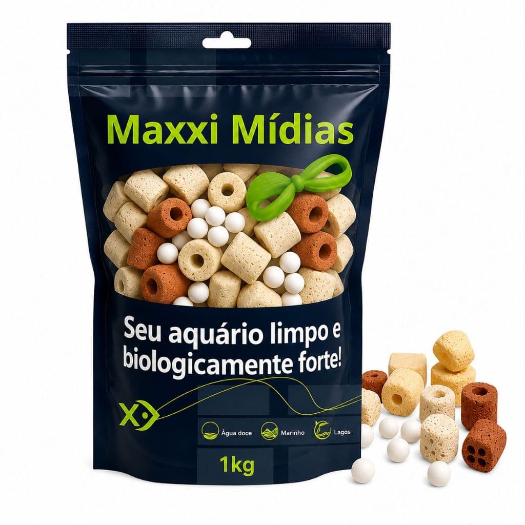 Mídia Para Aquário Maxxi Anti Amônia E Nitrito Bioporosa