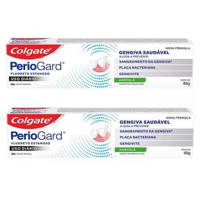 Kit C/ 2 Unid Periogard Colgate Creme Dental 60g - Gengivite e Gengiva Saudável
