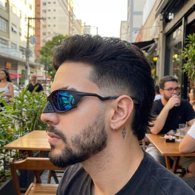 Óculos de Sol Unissex Planta Conceito Desenho Moderno Bico de Pato UV400