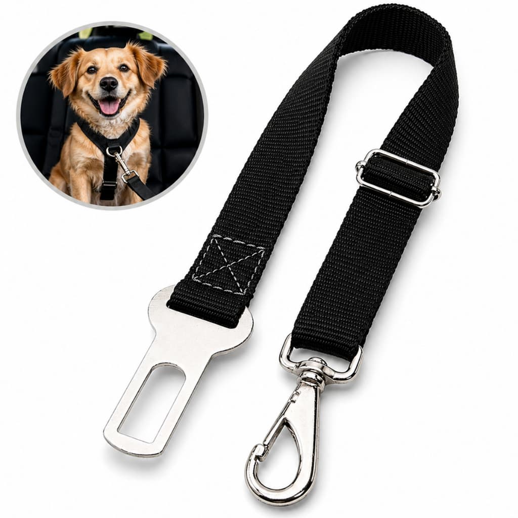 Cinto Segurança Pet Coleira Universal Porte Cachorro Gato