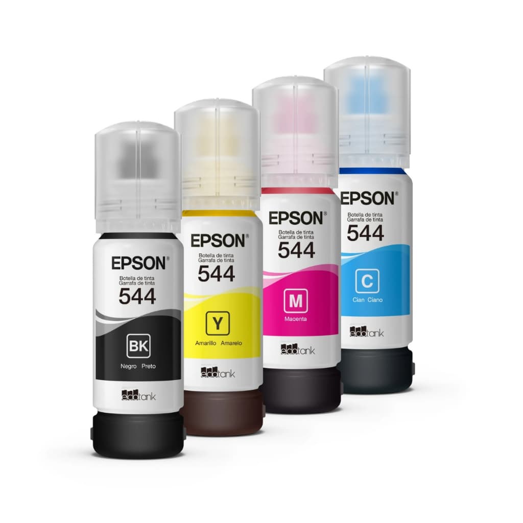 Refil Tinta T544 Kit 4 Epson ORIGINAL - L3250 L3110 L3210 L3150