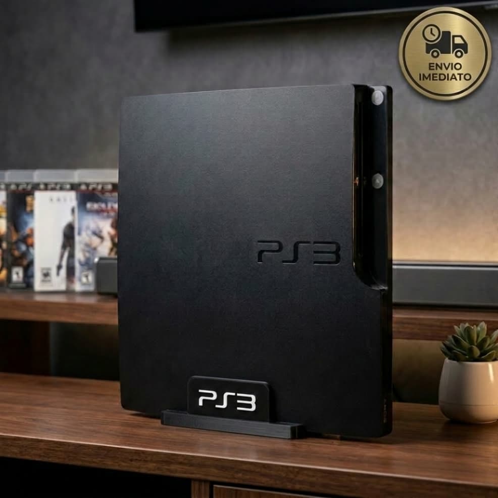 Suporte Vertical Playstation PS3 Slim.