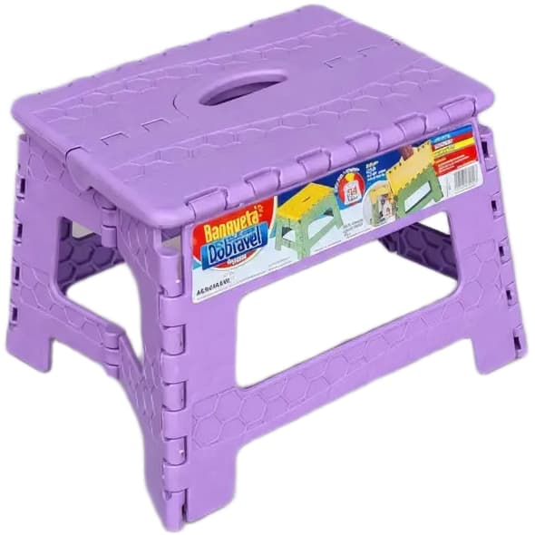 Banqueta Colorida Dobrável 100kg - 900 - Agraplast