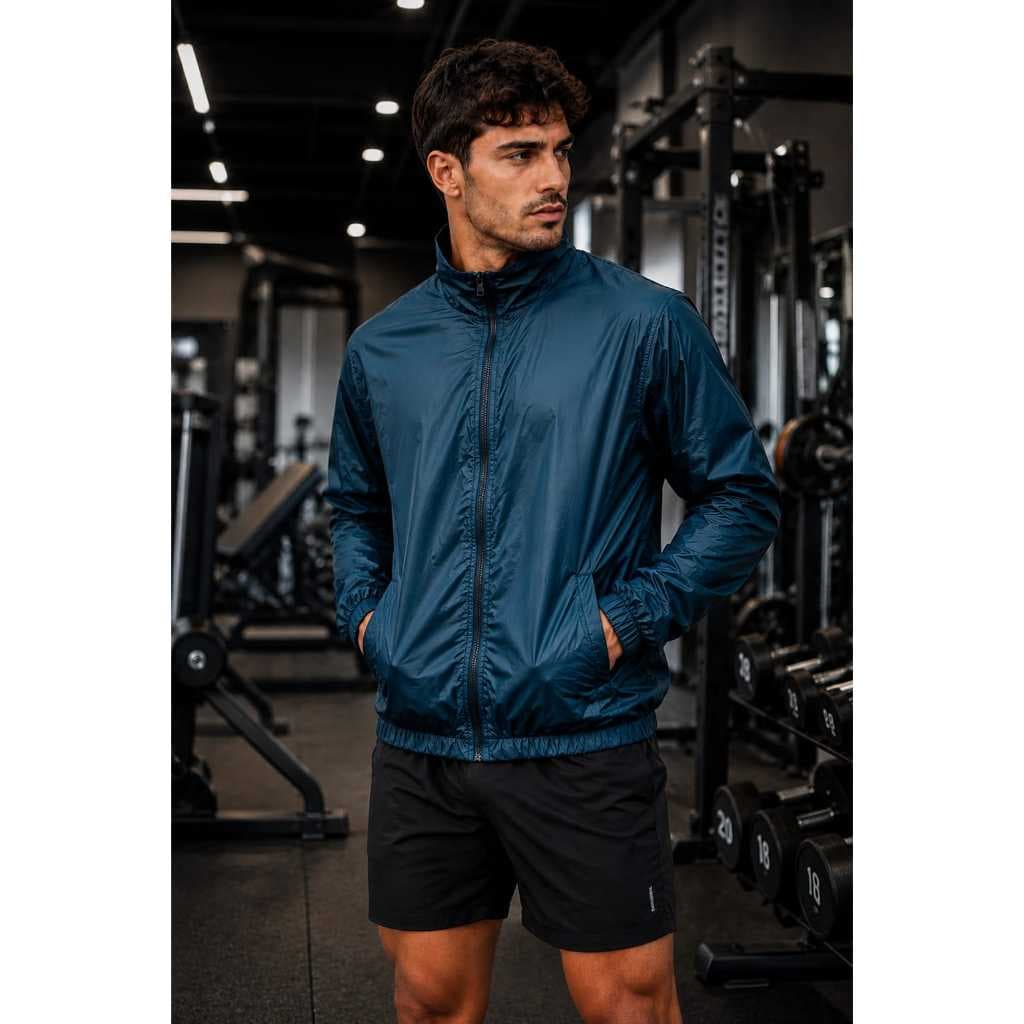 Jaqueta Corta Vento Masculina Impermeavel Sem Toca e Sem Forro