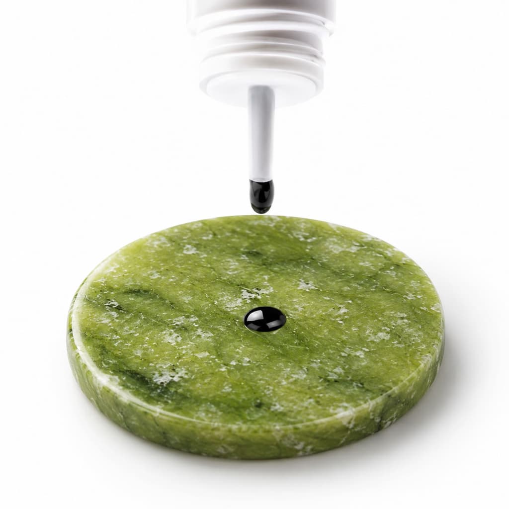 Pedra Jade para Cola de Extensão e Alongamento de Cílios