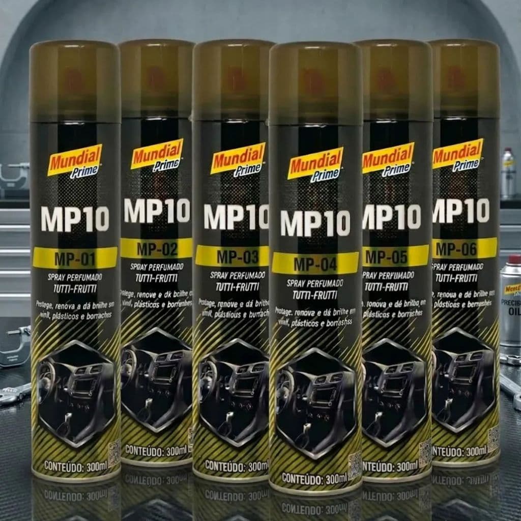 6 Silicone Spray Painel Perfumado Tutti-frutti Mp10 300ml