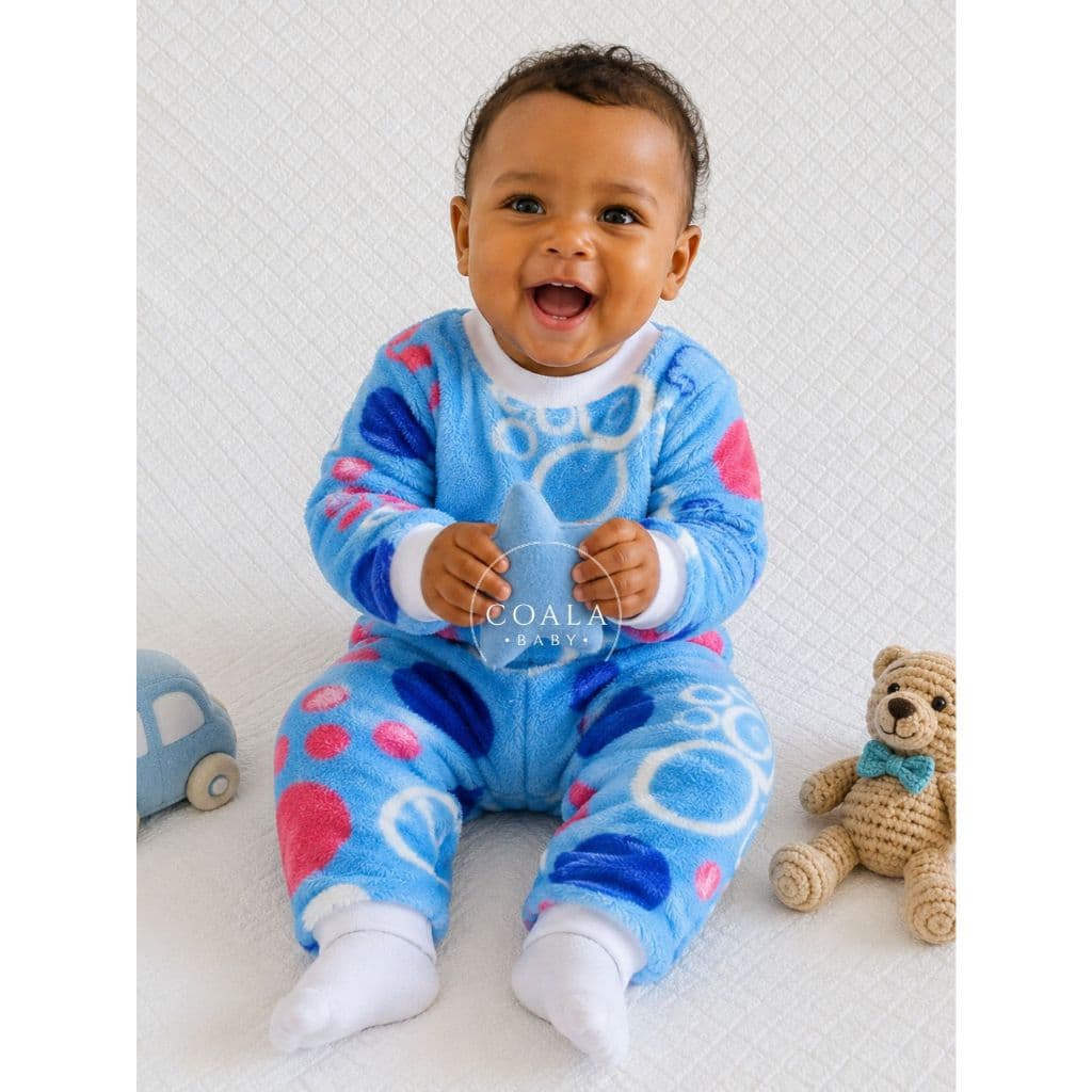 Conjunto de Frio para Bebê Menino Pelucinha