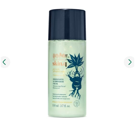 Hidratante Iluminador Facial Skin q. Harry Potter Aula de Herbologia 110ml