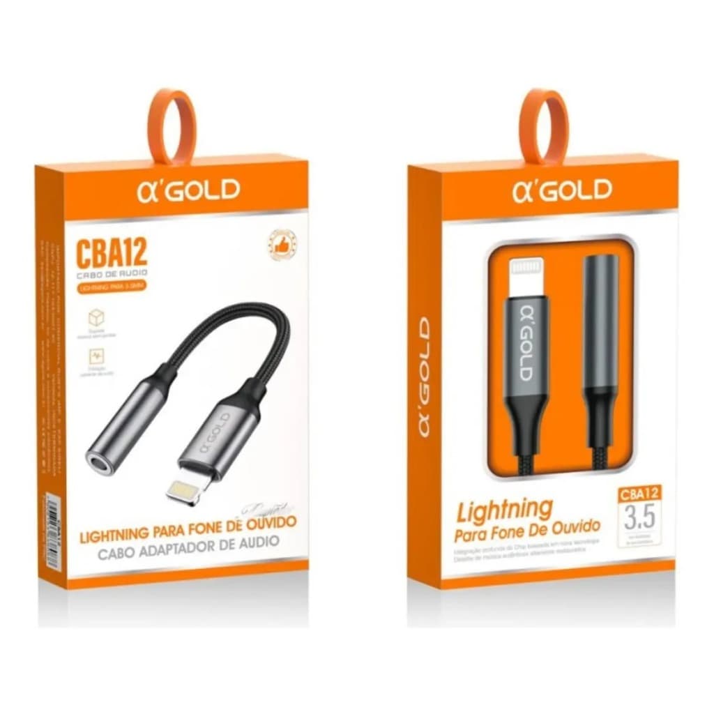 ADAPTADOR IOS P/ FONE OUVIDO GOLD CBA12