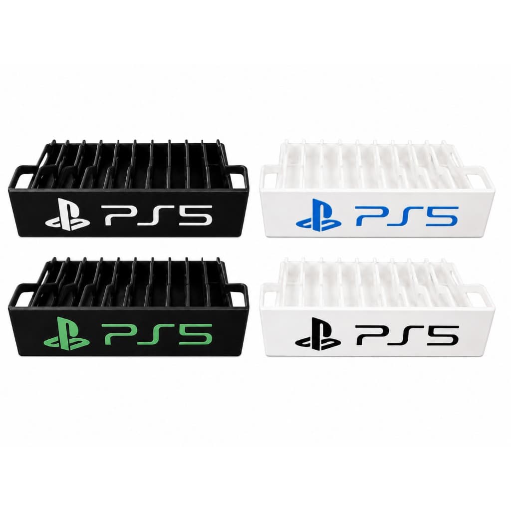 Suporte Porta Jogos PS5/PS5 Até 10 Jogos Organizador Premium