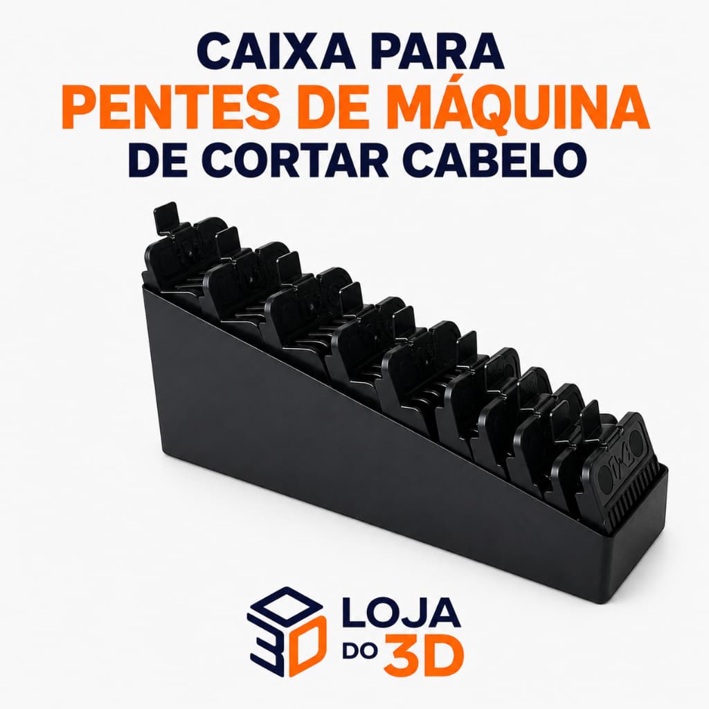 Suporte para Pentes de Máquina de Cortar Cabelo barbearia organizador