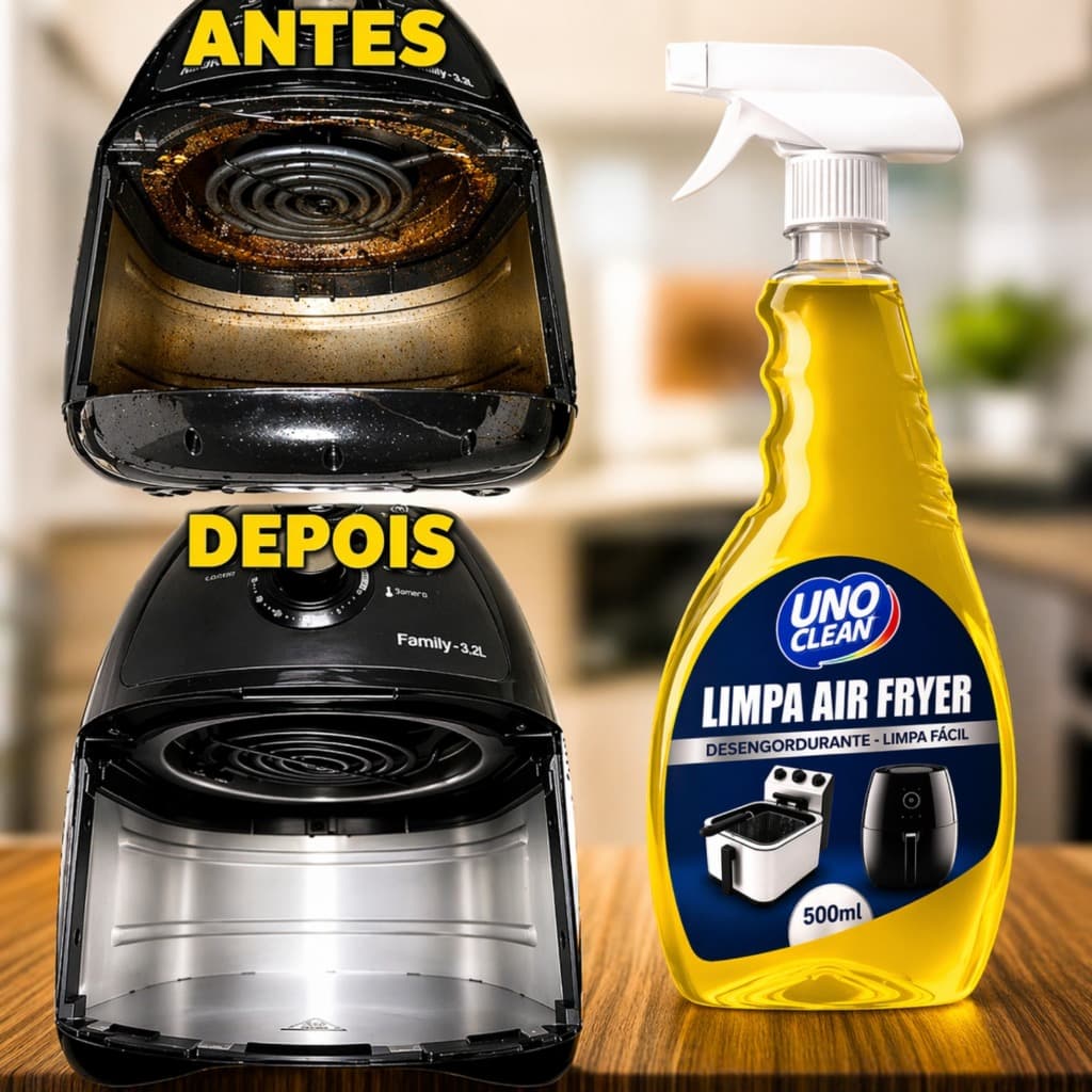 Limpa Air Fryer ProVita Limpeza de Cesto Grade e Gordura Fácil Aplicação