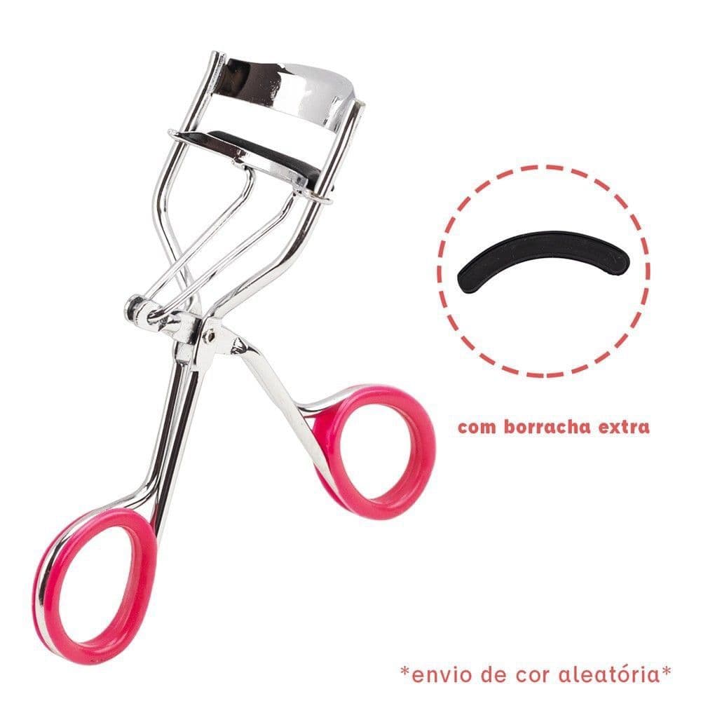 Curvador de Cílios Curvex Macrilan - Design Ergonômico, Prolonga Formato, Cores Sortidas