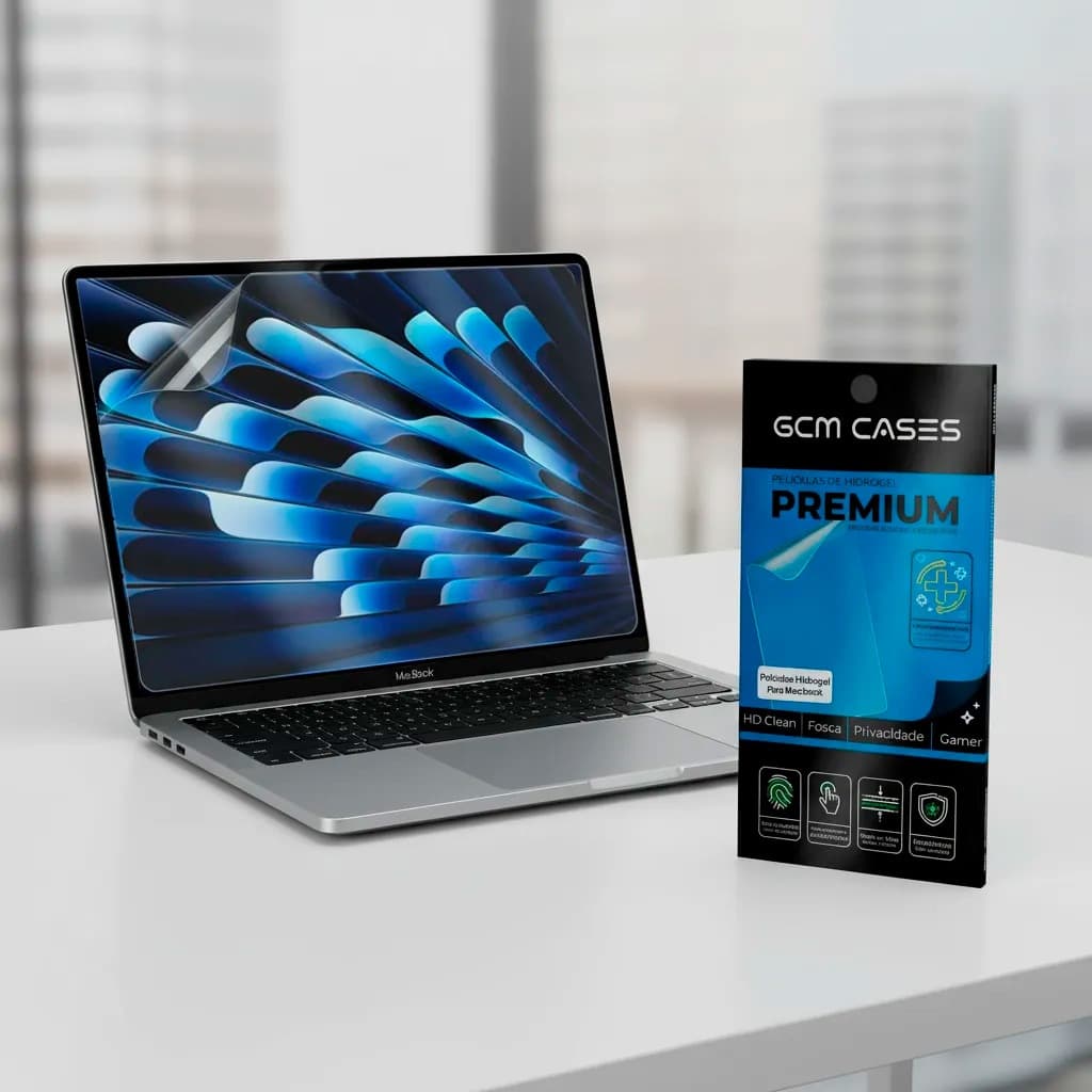 Película Hidrogel Invisível ou Fosca Para MacBook Pro 13" (A1989) 2018-2019 Premium GCM Cases