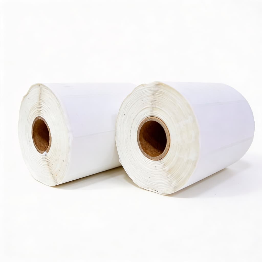 Etiqueta para Impressora Térmica Papel Couche Branca 100x40mm kit 2 unidades - Alta Qualidade e Durabilidade