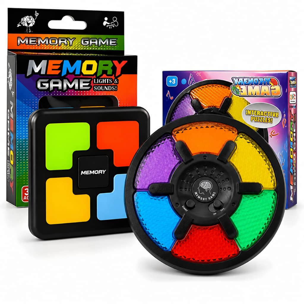 Jogo Da Memoria Infantil Brinquedo Educativo Sonoro Visual Memory Game Tipo Genius Luz E Som