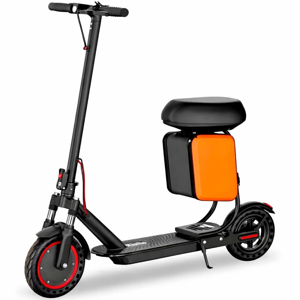 Patinete com Banco Elétrico Dobrável 350W | Autonomia 35KM + Velocidade 30KM/H | Suporta até 150KG