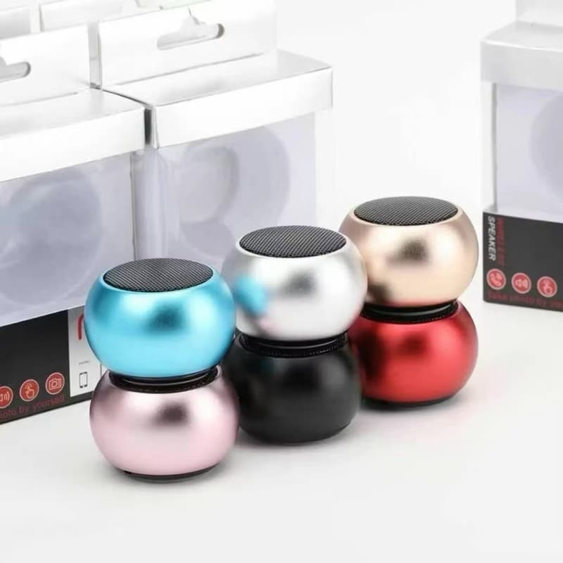 Mini Caixa De Som M3  De Metal Bluetooth Amplificada de 3W Potente
